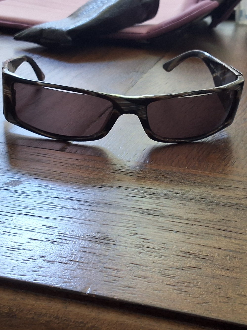 Love Moschino Brown Tortoiseshell Frame Sunglasses